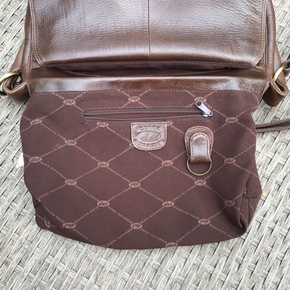 Derek Alexander Lined Leather Crossbody Bag - Picture 4 of 6